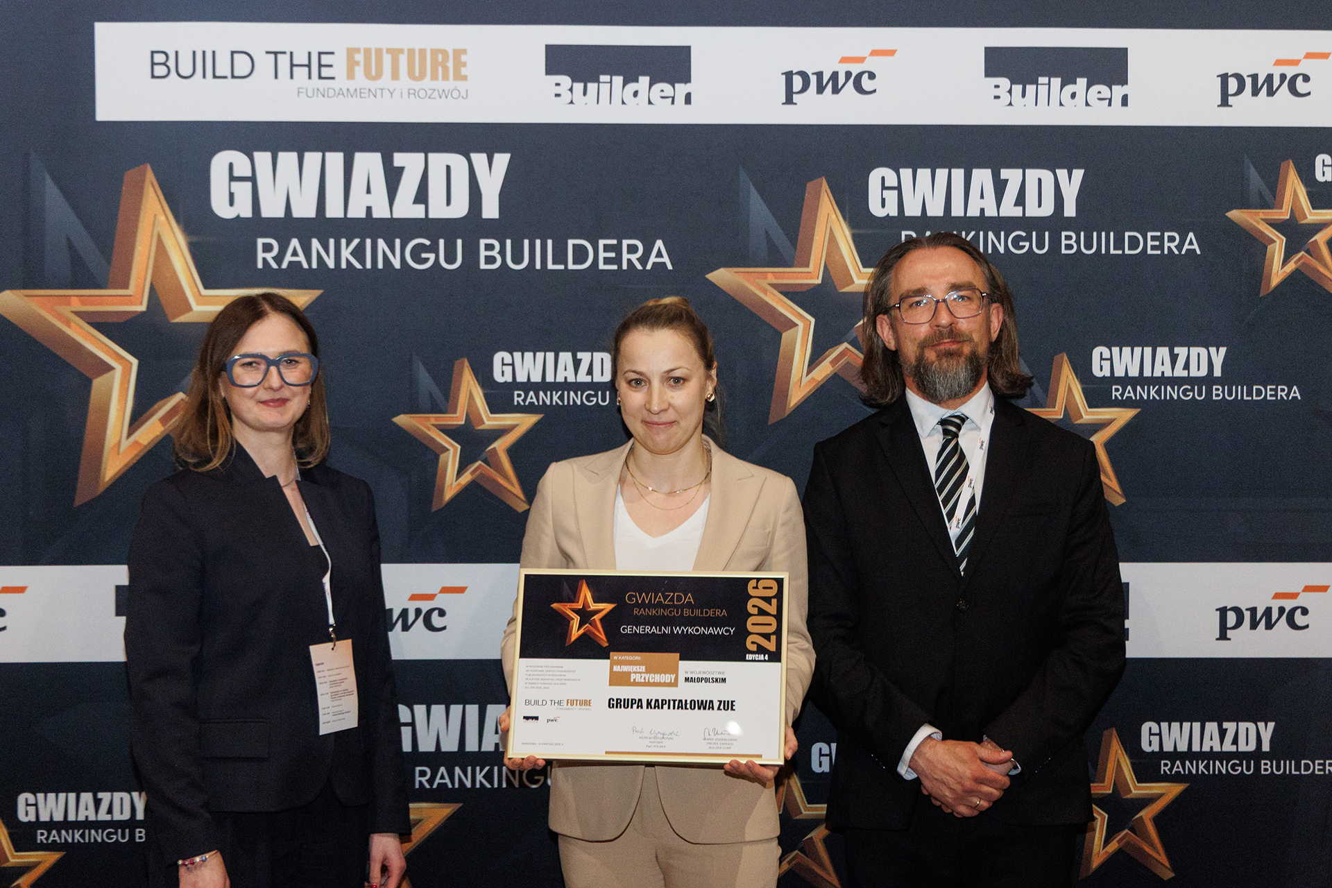 Grupa Kapitałowa ZUE Gwiazdą Rankingu Buildera – Największe Przychody w Małopolsce