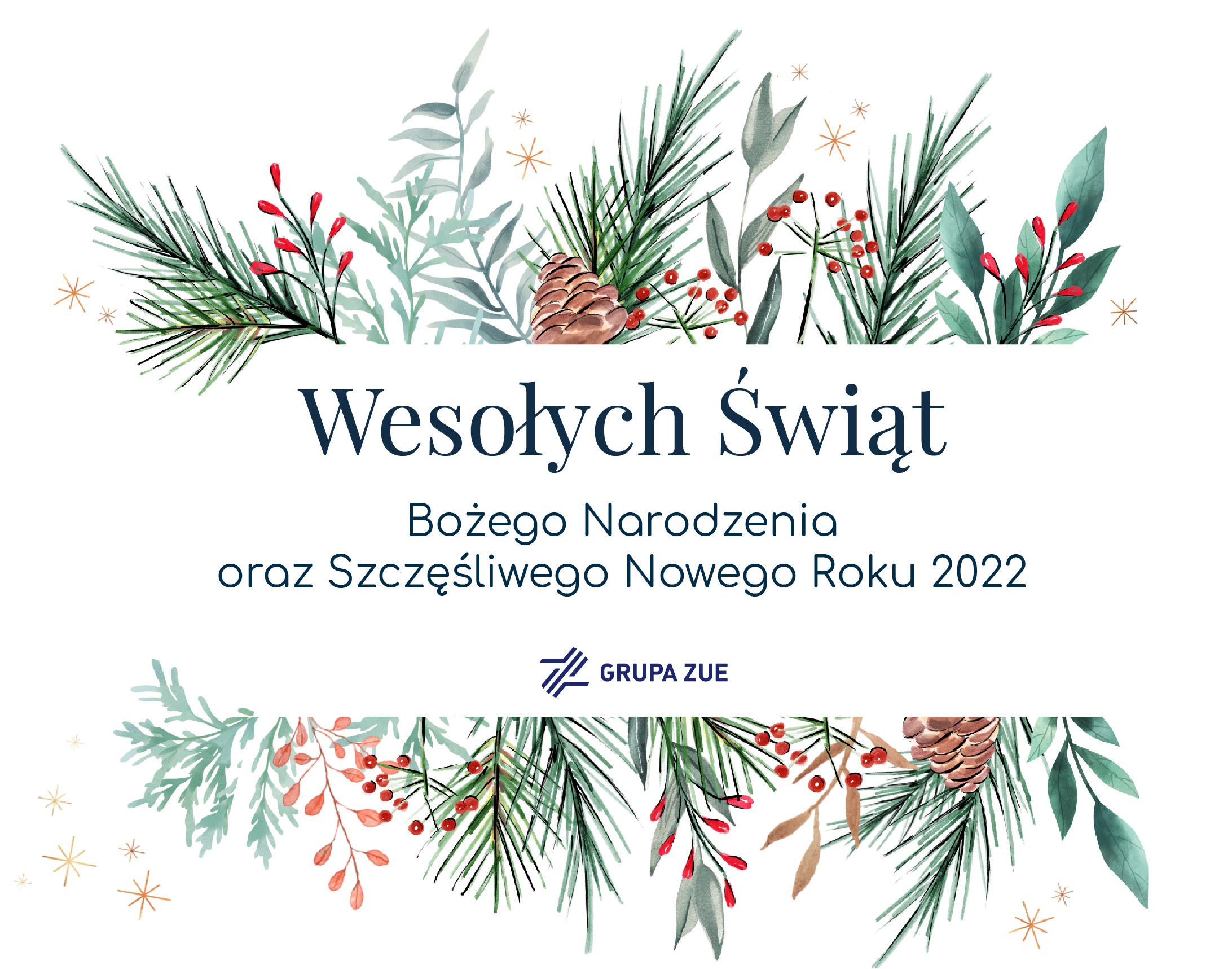 Życzenia Wesołych Świąt Bożego Narodzenia i Szczęśliwego Nowego Roku 2022