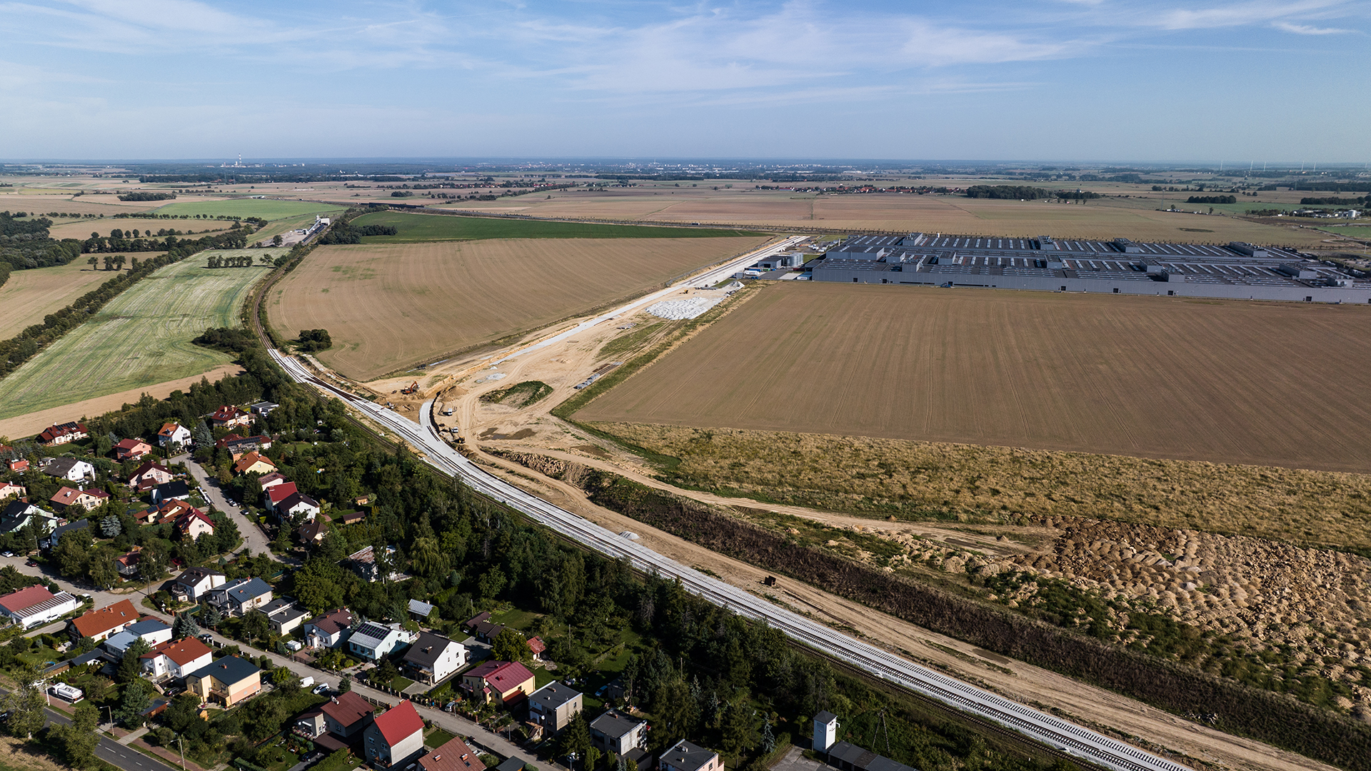 Budowa bocznicy kolejowej w rejonie podstrefy Jawor WSSE „Invest-Park"