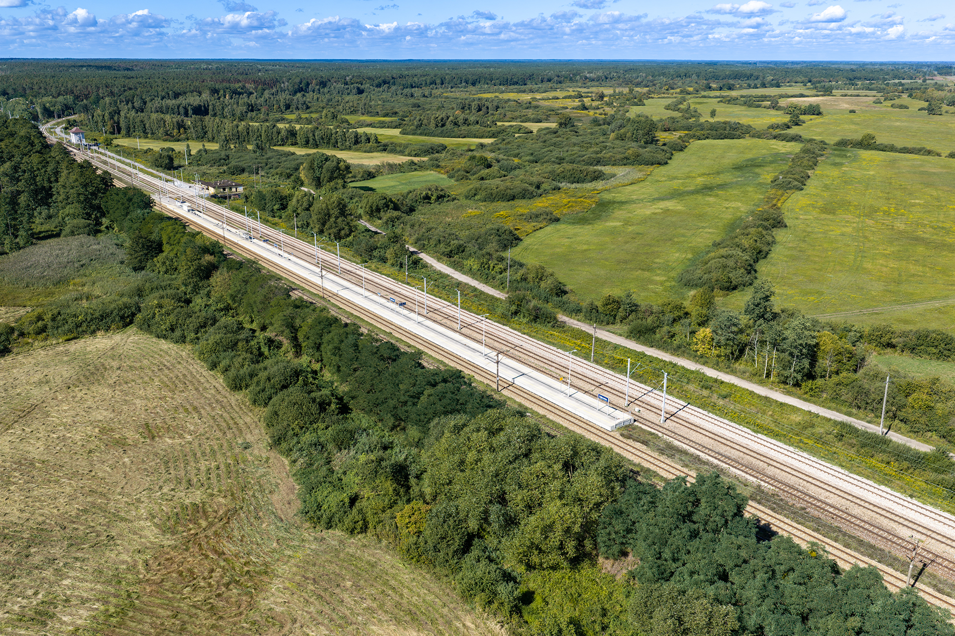 Modernizacja peronu stacji Bąkowiec na linii kolejowej nr 26 Łuków-Radom