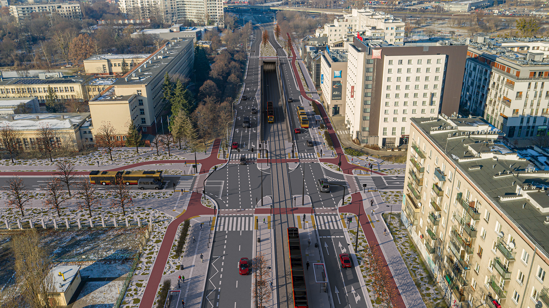 Budowa trasy szybkiego tramwaju od Dworca Zachodniego do węzła z ul. Grójecką w Warszawie