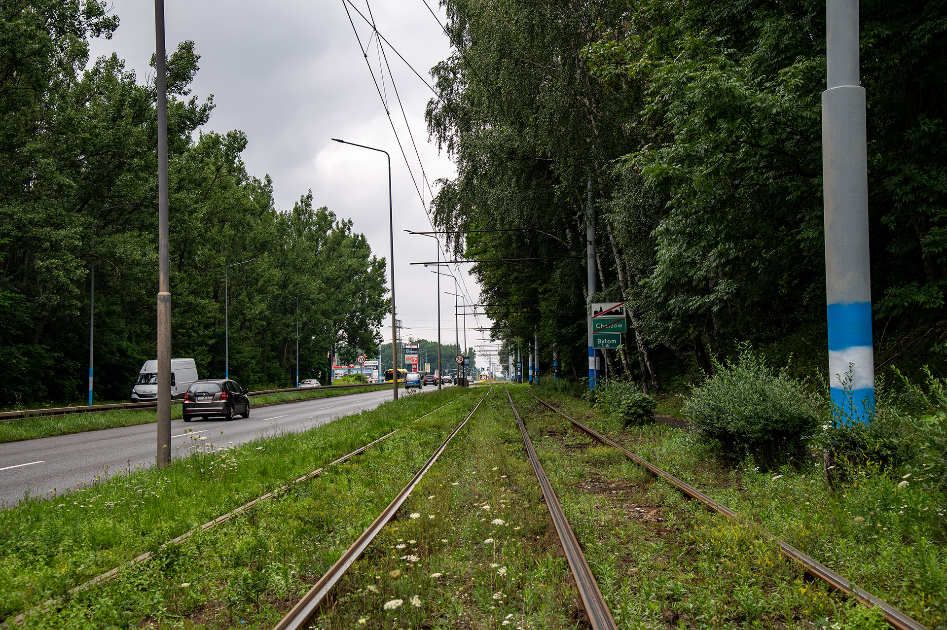 Przebudowa torowiska tramwajowego i sieci trakcyjnej w Bytomiu i w Chorzowie wzdłuż ul. Katowickiej i Chorzowskiej na odcinku od ul. Polnej do przystanku Łagiewniki Cmentarz