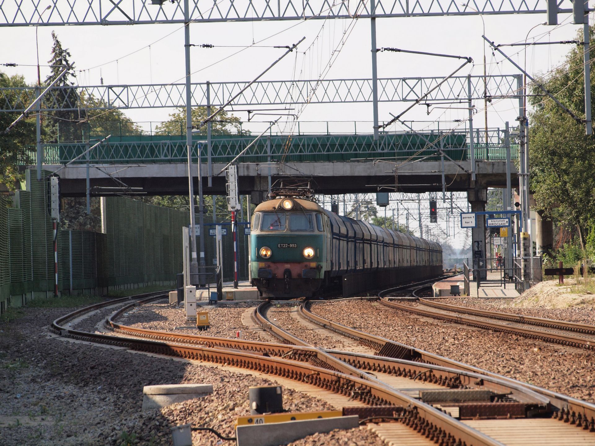 Modernizacja linii kolejowej E-30 na odcinku Opole – Wrocław – Legnica. Przebudowa stacji Oława.