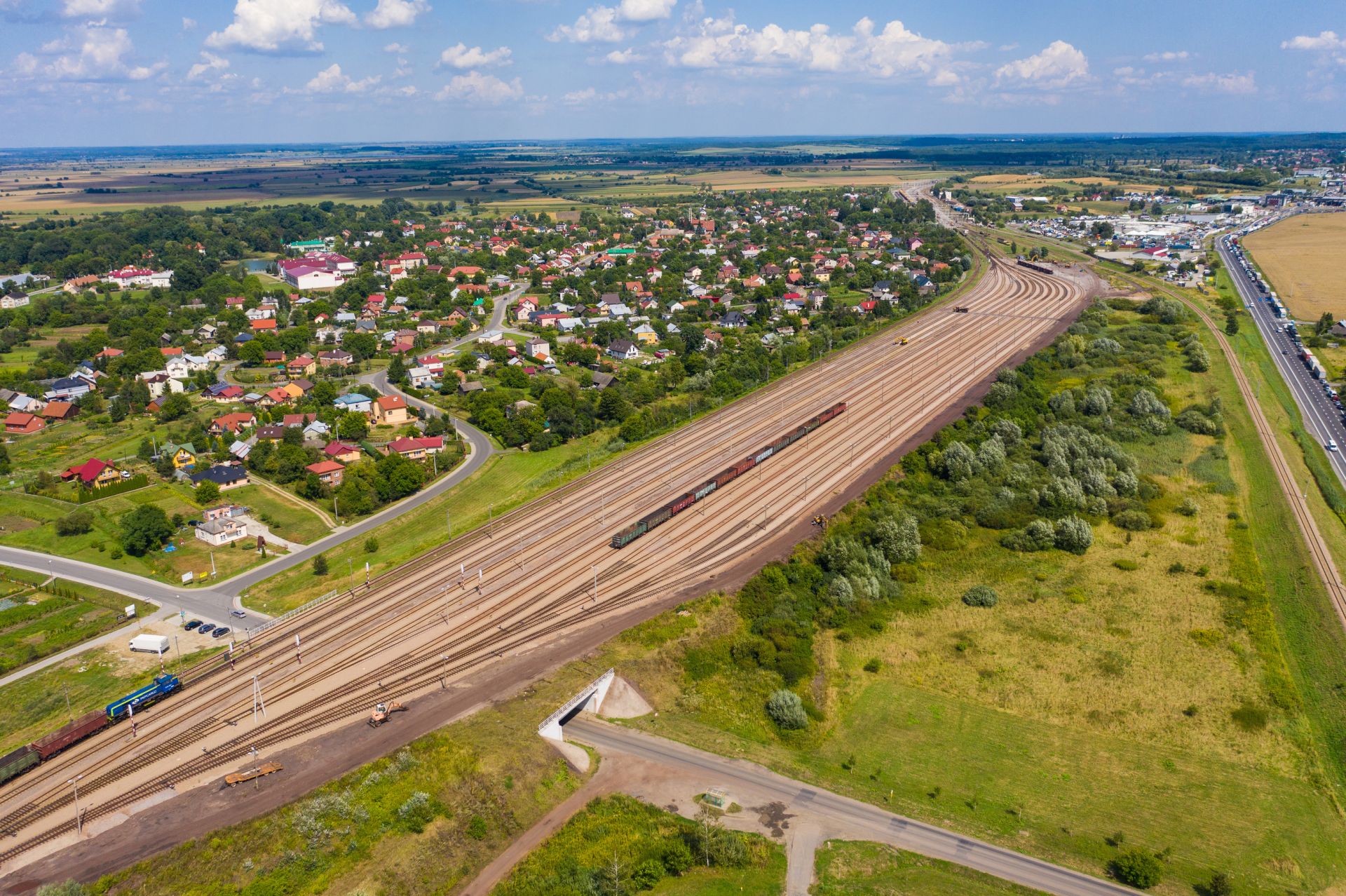 Zaprojektowanie i wykonanie robót budowlanych  w rejonie Stacji Medyka dla zadania pn. ,,Prace inwestycyjne na przejściu granicznym Medyka - Mościska II"